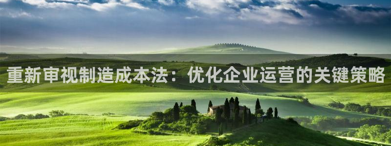 彩神vlll官方网：重新审视制造成本法：优化企业运营的关键策